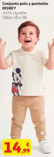 Alcampo DISNEY Conjunto polo y pantalón oferta