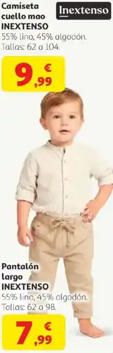 Alcampo INEXTENSO Camiseta cuello mao oferta