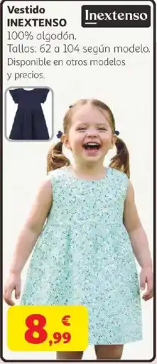 Alcampo INEXTENSO Vestido oferta