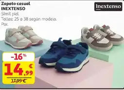 Alcampo INEXTENSO Zapato casual Símil piel. oferta