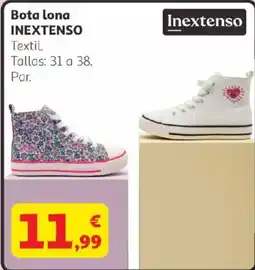 Alcampo INEXTENSO Bota Lona oferta
