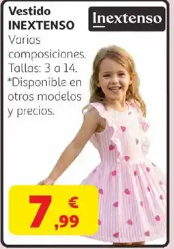 Alcampo INEXTENSO Vestido oferta