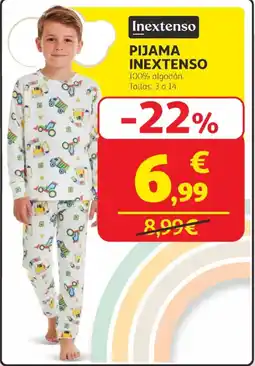 Alcampo INEXTENSO Pijama oferta