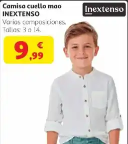 Alcampo INEXTENSO Camisa cuello mao oferta