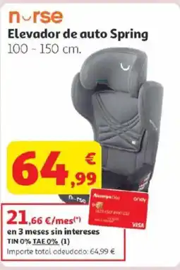 Alcampo NURSE Elevador de auto Spring oferta