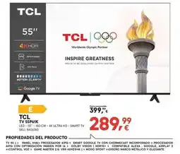 Worten Tcl - proriedades oferta