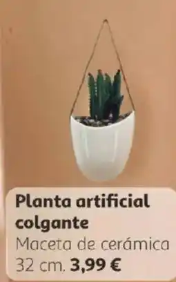 Alcampo Planta artificial colgante oferta