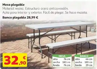 Mesa plegable