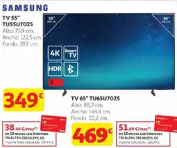 Alcampo SAMSUNG TU55U7025 55" oferta
