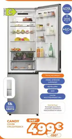 Pascual Martí CANDY Combi cncq4t620cx oferta