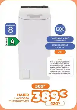 Pascual Martí HAIER Lavadora thasn286tm5s oferta