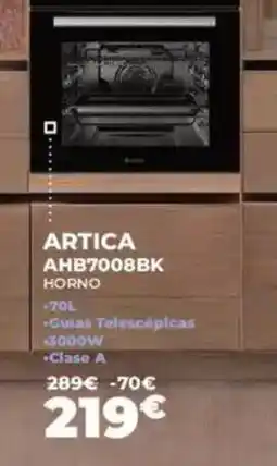 Pascual Martí ARTICA Ahb7008bk horno oferta