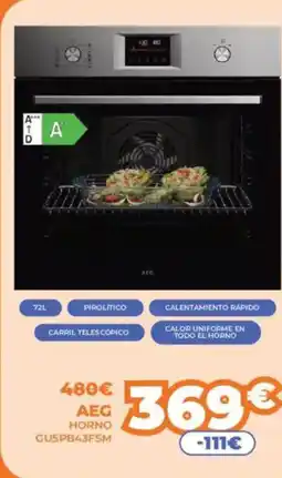 Pascual Martí AEG Horno gu5pb43fsm oferta