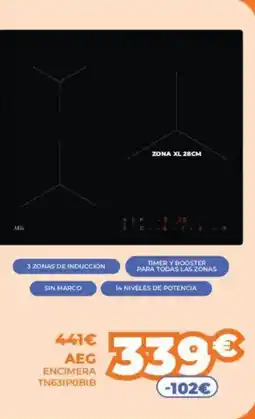 Pascual Martí AEG Encimera tn631pobib oferta