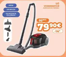 Pascual Martí LG Vc5506nhtcr aspirador trineo oferta