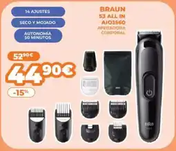 Pascual Martí BRAUN S3 all in a103560 afeitadora corporal oferta