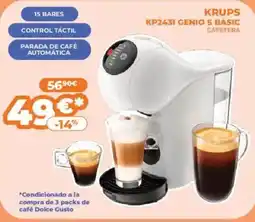 Pascual Martí KRUPS Kp2431 genio s basic cafetera oferta