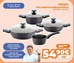 Pascual Martí MONIX 7pz martin berasategui bateria cocina oferta