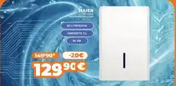 Pascual Martí HAIER Agzobbitaa deshumidificador oferta