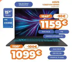 Pascual Martí ASUS V3607vm-rp011 portátil oferta