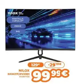 Pascual Martí NILOX Nxm27crv2001 monitor oferta