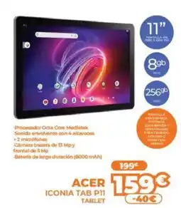 Pascual Martí ACER Iconia tab p11 tablet oferta