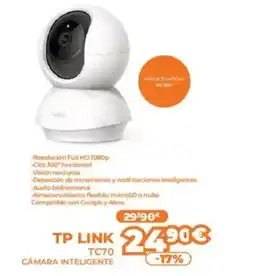 Pascual Martí TP LINK Tc70 cámara inteligente oferta