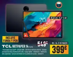 PCBox TCL Nxtpaper 14 tcl174 oferta