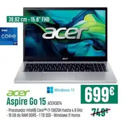 PCBox ACER Aspire Go 15 ACER3674 oferta