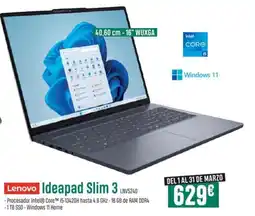 PCBox LENOVO Ideapad Slim 3 LN5240 oferta