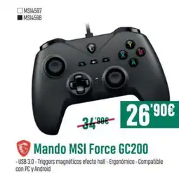 PCBox Mando MSI Force GC200 oferta