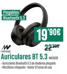 PCBox Auriculares BT 5.3 NW3635 oferta