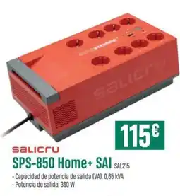 PCBox SALICRU Sps-850 home+ sai sal215 oferta