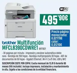 PCBox BROTHER Multifunción MFCL8390CDWRE1 BRT1921 oferta