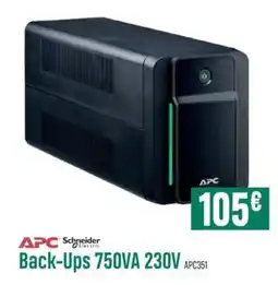 PCBox Back-Ups 750VA 230V APC351 oferta