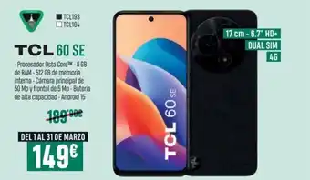 PCBox TCL 60 SE oferta