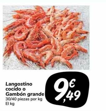 Carrefour Market Langostino Cocido O Gambón Grande oferta