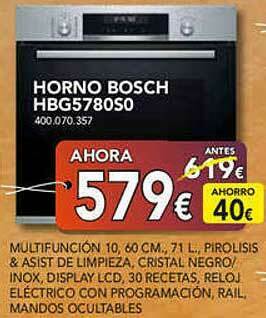 Expert Horno Bosch Hbg5780s0 oferta