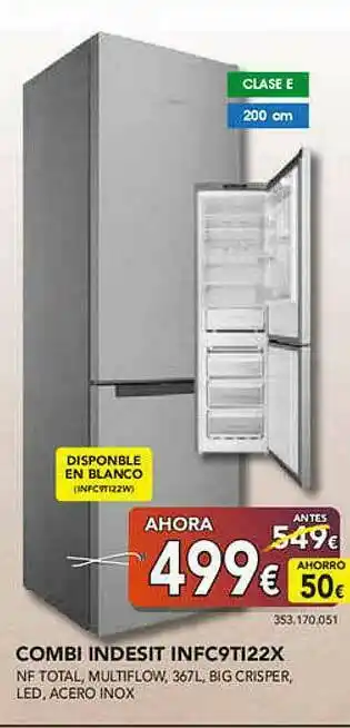 Expert Combi Indesit Infc9ti22x oferta