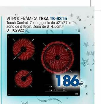 Master Cadena Vitrocerámica Teka Tb-6315 oferta
