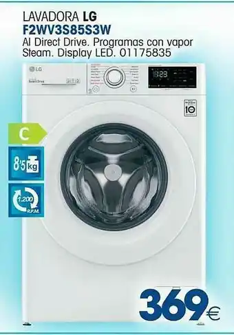 Master Cadena Lavadora Lg F2wv3s85s3w oferta