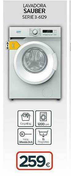 Tien 21 Lavadora Sauber Serie 3-6129 oferta