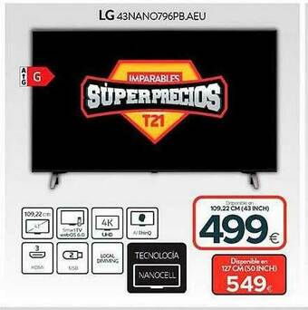 Tien 21 Lg 43nano796pb.aeu oferta