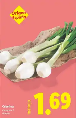 Lidl Cebolleta oferta