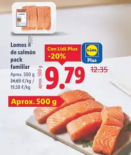 Lidl Lomos de salmón oferta