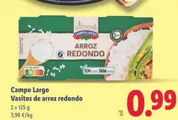Lidl CAMPO LARGO Vasitos de arroz redondo oferta