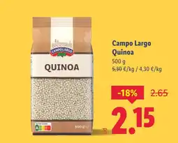 Lidl CAMPO LARGO Quinoa oferta