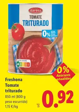 Lidl FRESHONA Tomate triturado oferta