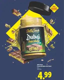 Lidl DELLA SANTE Crema pistacho estilo Dubai oferta