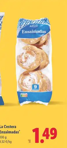 Lidl LA CESTERA Ensaimadas oferta